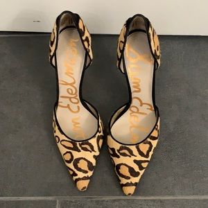 Cheetah kitten heel